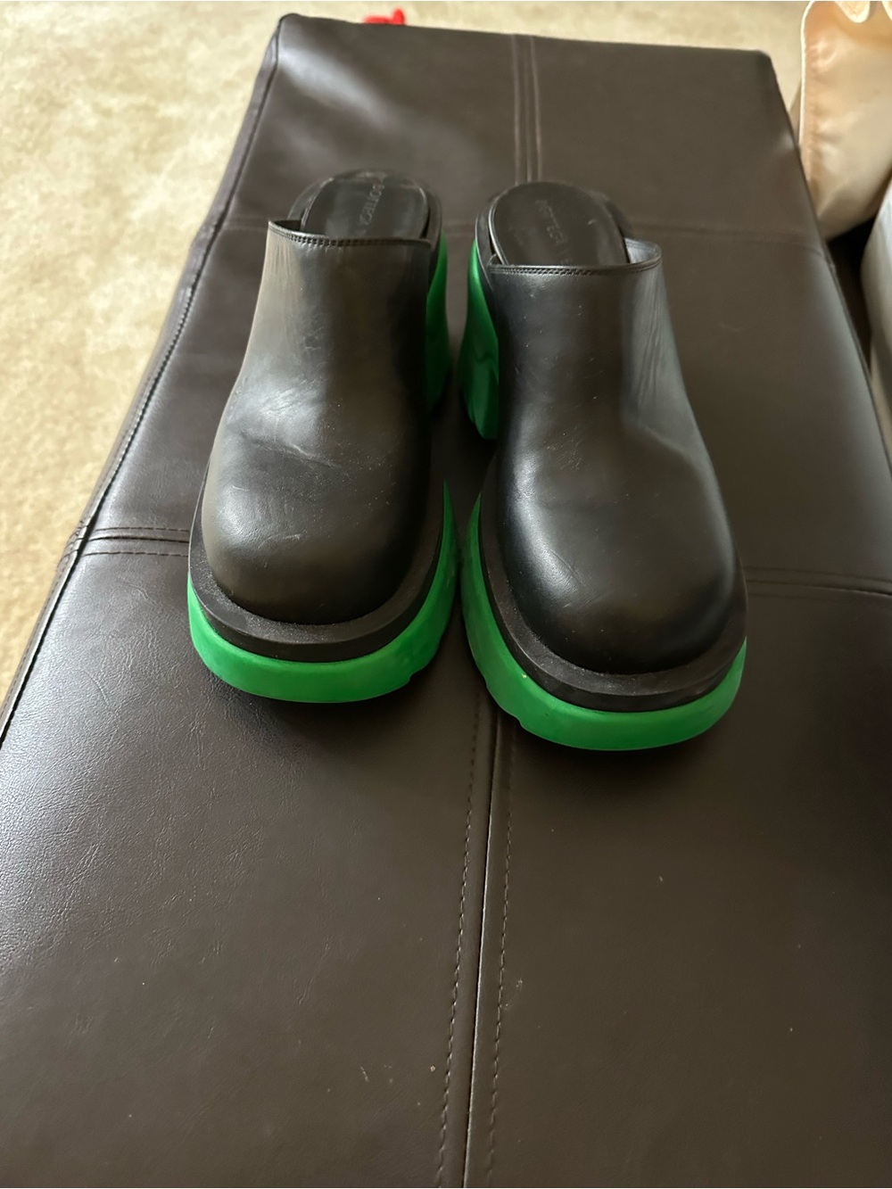 Bottega Veneta Vibrant Green Rubber Sole
